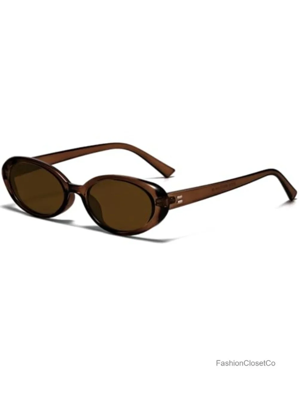 Retro Oval Sunglasses Small Vintage Shades UV400
